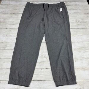 Old Navy Joggers Men XXL Gray Active Essential Quick Dry 4-Way Stretch Pants